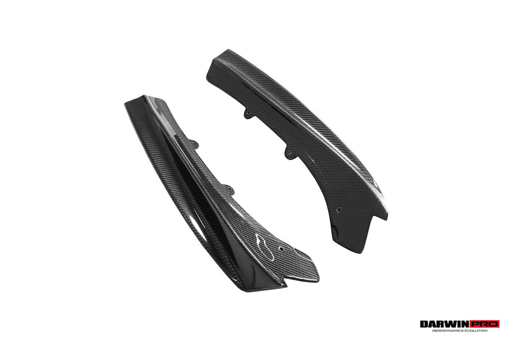 Faldón trasero de fibra de carbono con tapas estilo M-Tech GV para BMW Serie 3 F30 F35 2013-2019