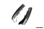  Faldón trasero de fibra de carbono con tapas estilo M-Tech GV para BMW Serie 3 F30 F35 2013-2019 