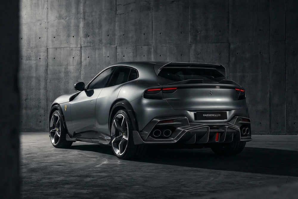 2023-UP Ferrari Purosangue F175 Carbon Fiber Rear Diffuser DarwinPRO ...