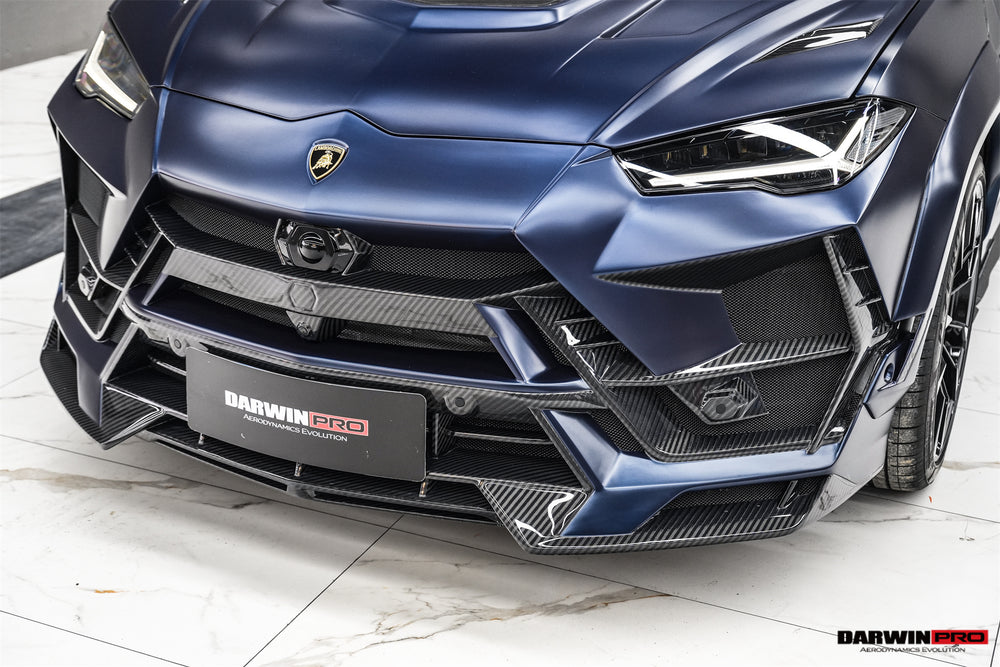 DarwinPRO 2018-2024 Lamborghini URUS BKSS Part Carbon Fiber Front Bumper - DarwinPRO Aerodynamics