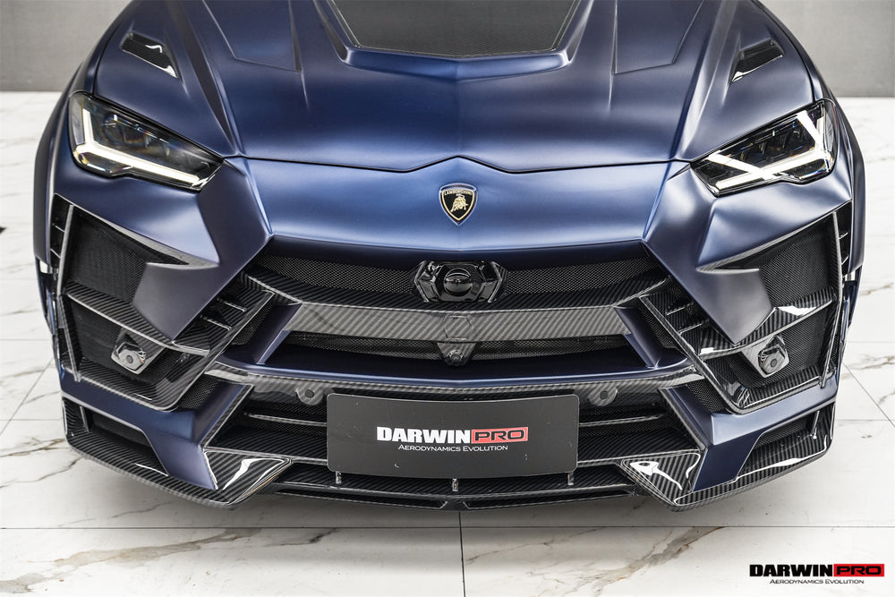 DarwinPRO 2018-2024 Lamborghini URUS BKSS Part Carbon Fiber Front Bumper - DarwinPRO Aerodynamics