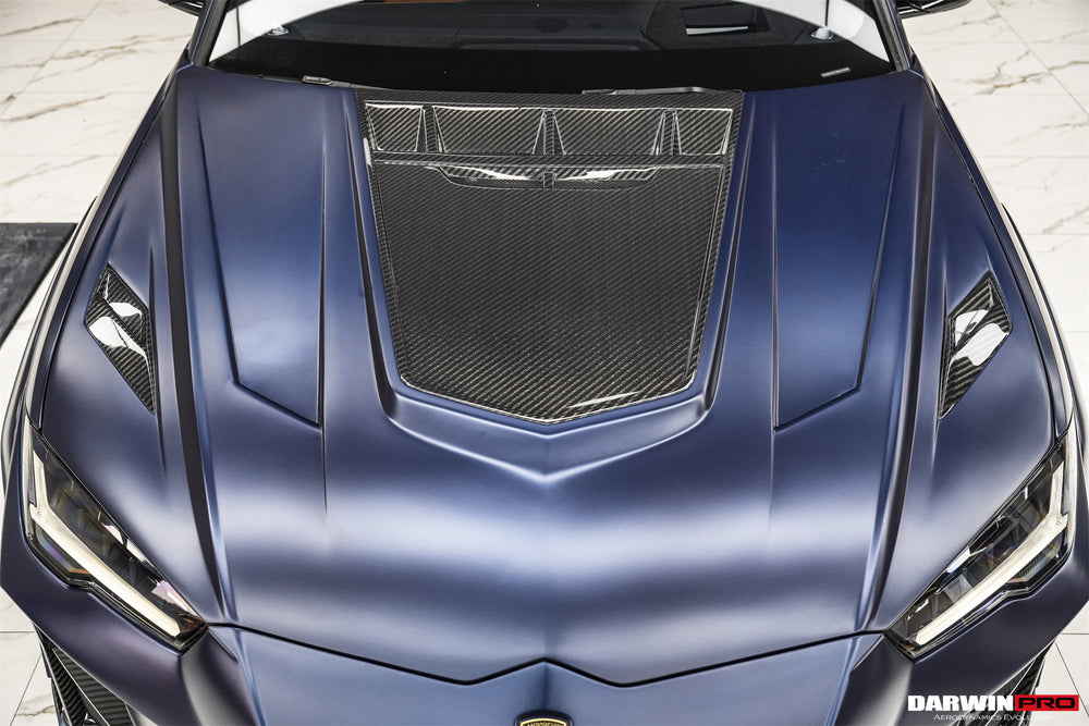 DarwinPRO 2018-2024 Lamborghini URUS BKSS Part Carbon Fiber Hood - DarwinPRO Aerodynamics