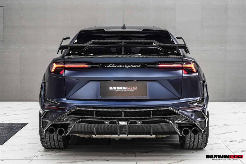 DarwinPRO 2018-2024 Lamborghini URUS BKSS Part Carbon Fiber Rear Bumper - DarwinPRO Aerodynamics