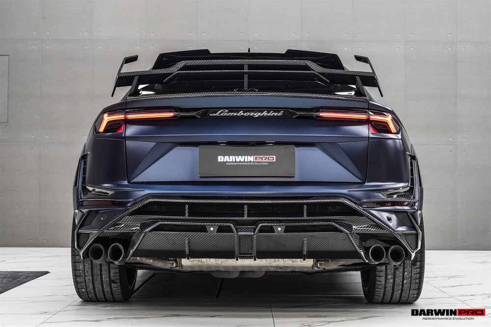 DarwinPRO 2018-2024 Lamborghini URUS BKSS Part Carbon Fiber Rear Bumper - DarwinPRO Aerodynamics