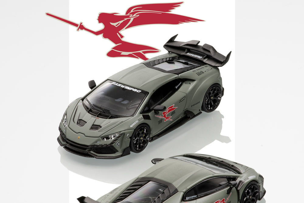 Limited Edition 1:64 Scale Diecast Lamborghini Huracan Wide Body Model | Darwinpro BKSSII Carbon Fiber Kit