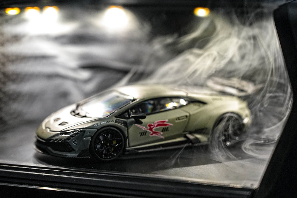 Limited Edition 1:64 Scale Diecast Lamborghini Huracan Wide Body Model | Darwinpro BKSSII Carbon Fiber Kit