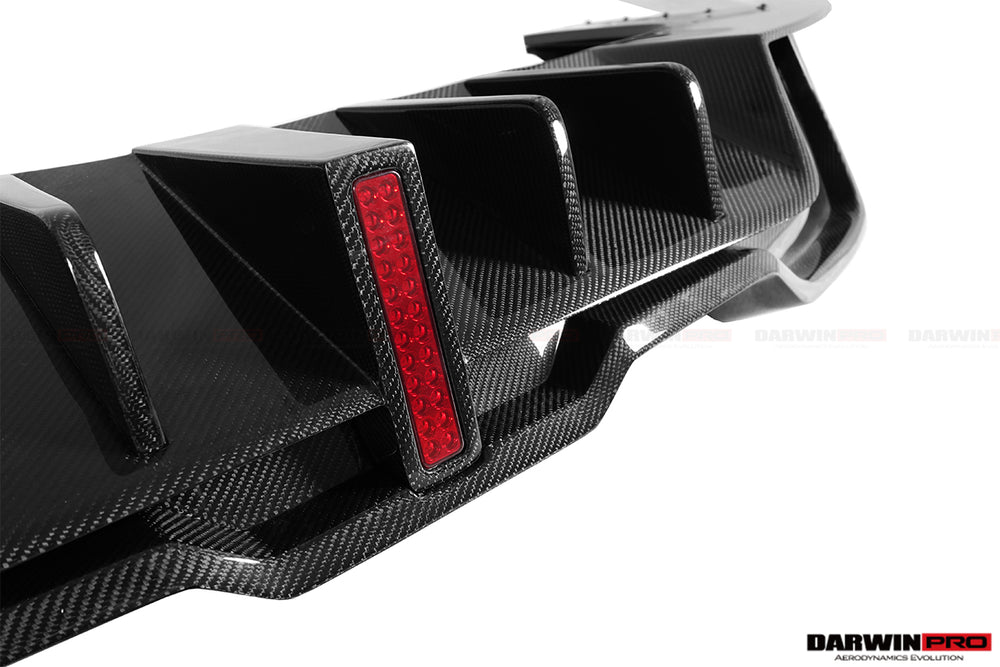 2019-2022 BMW 3 Series G20  G28 BKSS Style Carbon Fiber Rear Diffuser