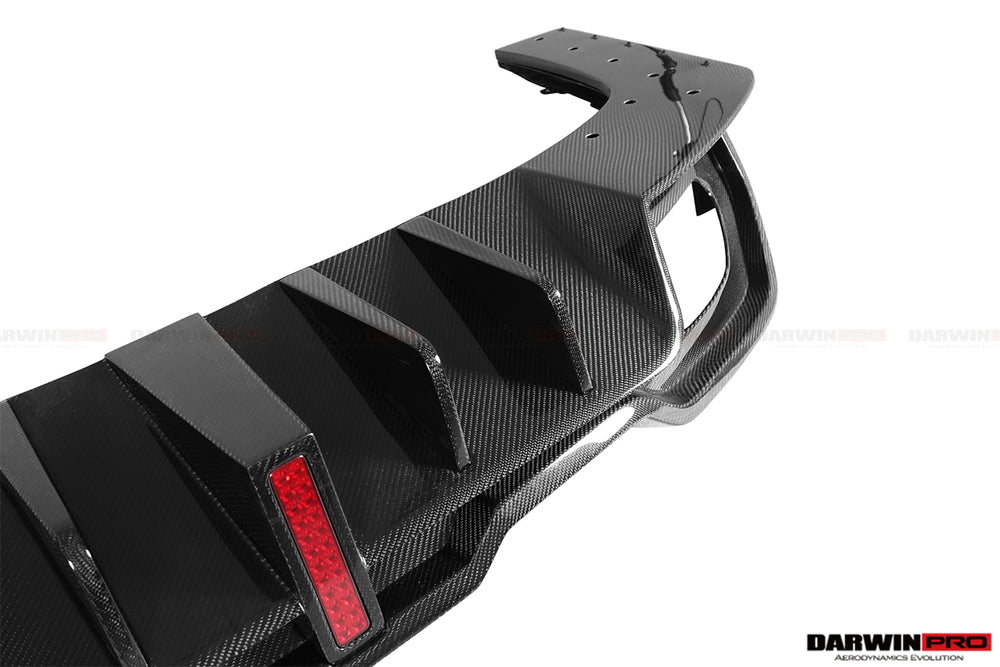 2019-2022 BMW 3 Series G20  G28 BKSS Style Carbon Fiber Rear Diffuser