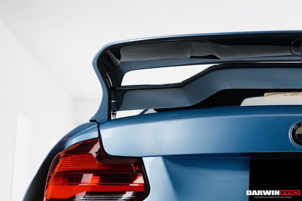 Gloss Black Trunk Spoiler Highkick For BMW 2 Series F22 Coupe 2014-2020 F87  M2