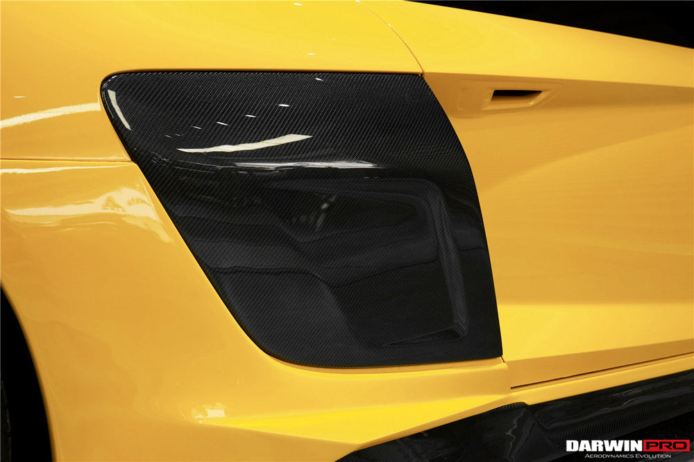 2016-2023 Audi R8 Coupe/Spyder iMPII Carbon Fiber Side Door Panel Blades - DarwinPRO Aerodynamics