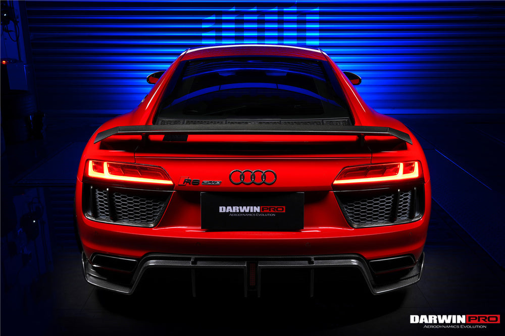 2016-2023 Audi R8 GEN2/GEN3 Coupe ONLY GT Style Carbon Fiber Trunk Wing - DarwinPRO Aerodynamics