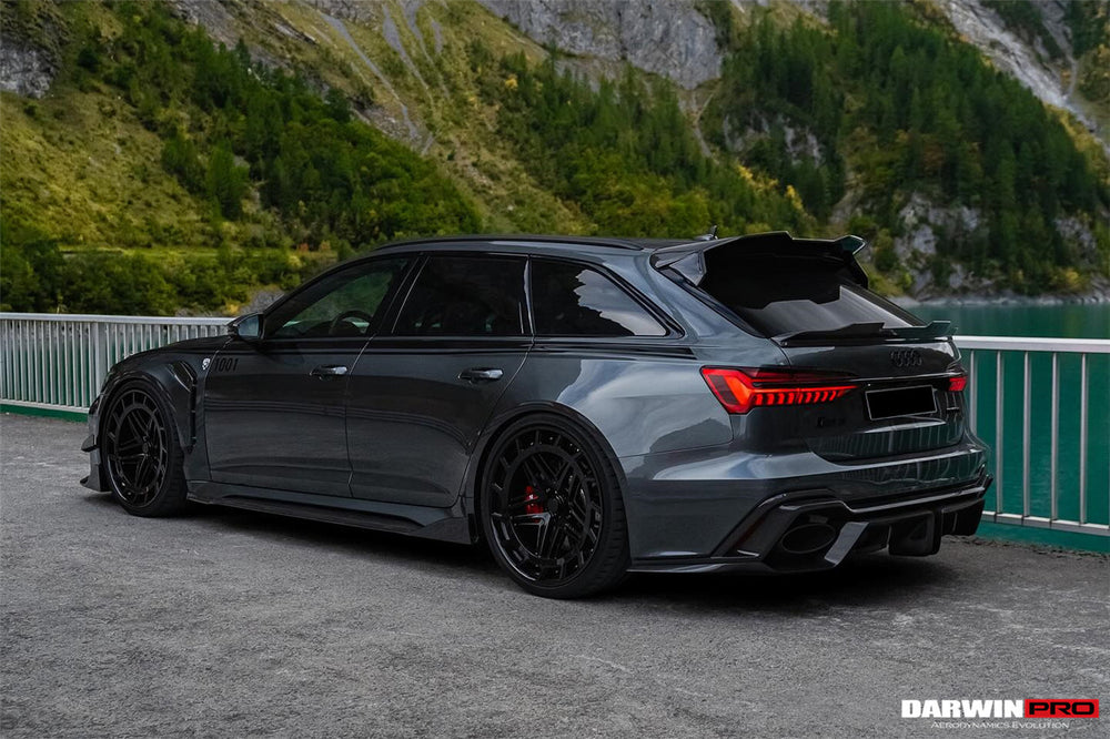 2019-2023 Audi RS6 Avant C8 IMP Performance Carbon Fiber Middle Spoiler - DarwinPRO Aerodynamics