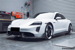  2019-2023 Porsche Taycan/4/4S/GTS/TURBO CADO Style Front Lip - Carbonado 