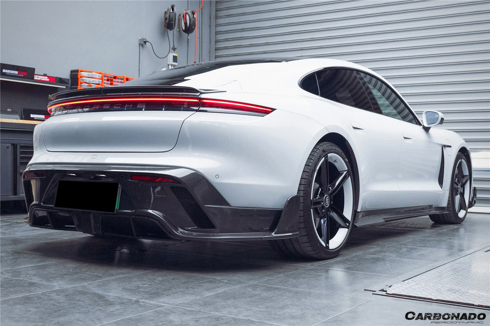 2019-2023 Porsche Taycan/4/4S/GTS/TURBO CADO Style Side Skirts - Carbonado