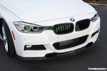  2013-2019 BMW 3 Series F30 F35 VA Style Carbon Fiber Front Lip (For MT Rear Bumper only) 
