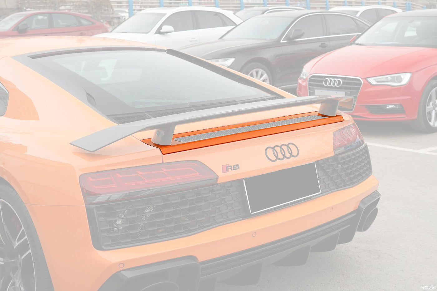 DarwinPRO 2016-2025 Audi R8 GEN2 Coupe ONLY Carbon Fiber Wing Base