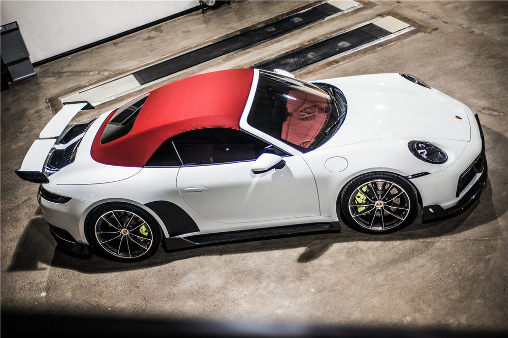 Alerón de maletero estilo TA para Porsche 911 992 Targa y Cabriolet 2019-2023