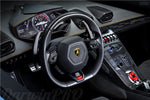  2015-2023 Lamborghini Huracan LP610 & LP580 & EVO Autoclave Carbon Fiber Center Steering Wheel Trim - DarwinPRO Aerodynamics 