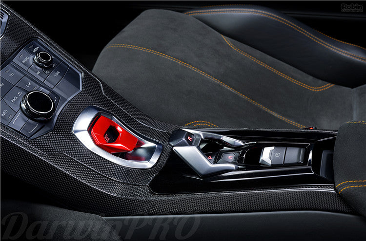 2015-2019 Lamborghini Huracan LP610/LP580 Autoclave Carbon Fiber Center Console Tunnel - DarwinPRO Aerodynamics