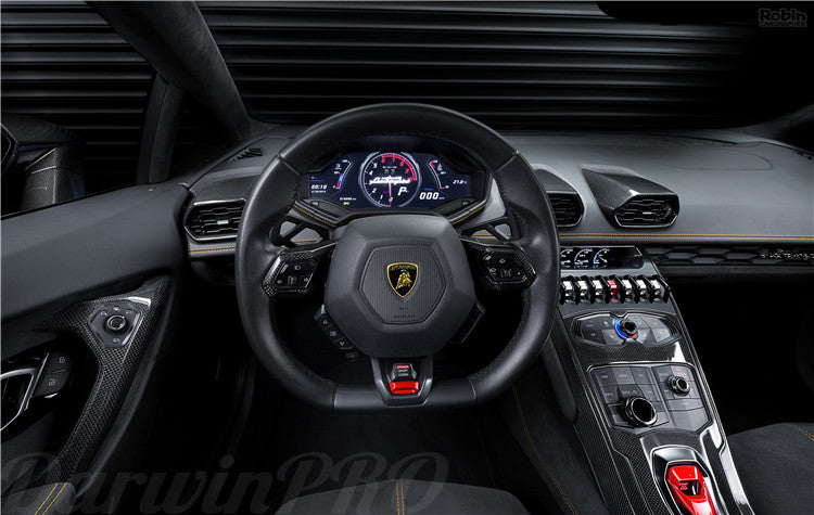 2015-2022 Lamborghini Huracan LP610/LP580 Autoclave Carbon Fiber AC Panel Trim - DarwinPRO Aerodynamics