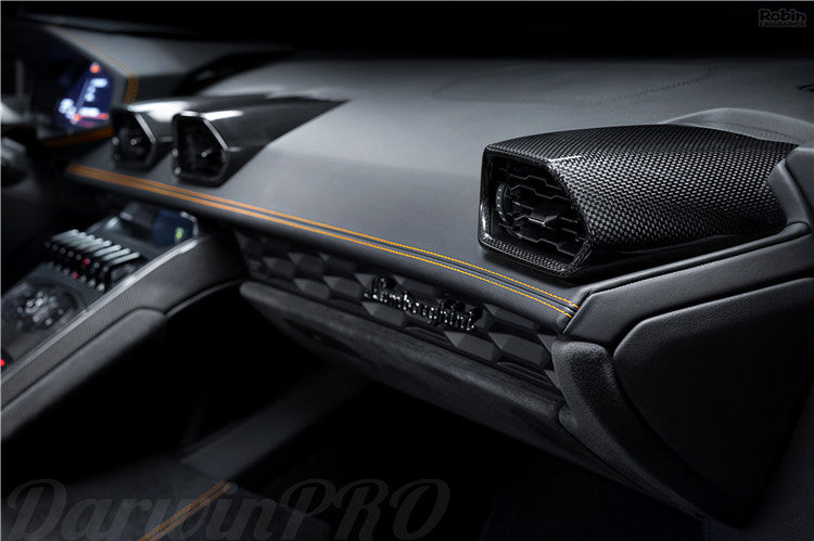 2015-2022 Lamborghini Huracan LP610/LP580 Autoclave Carbon Fiber AC Panel Trim - DarwinPRO Aerodynamics