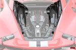  2015-2019 Ferrari 488 GTB Dry Carbon Fiber Engine Bay Panels and Heat Protection - DarwinPRO Aerodynamics 
