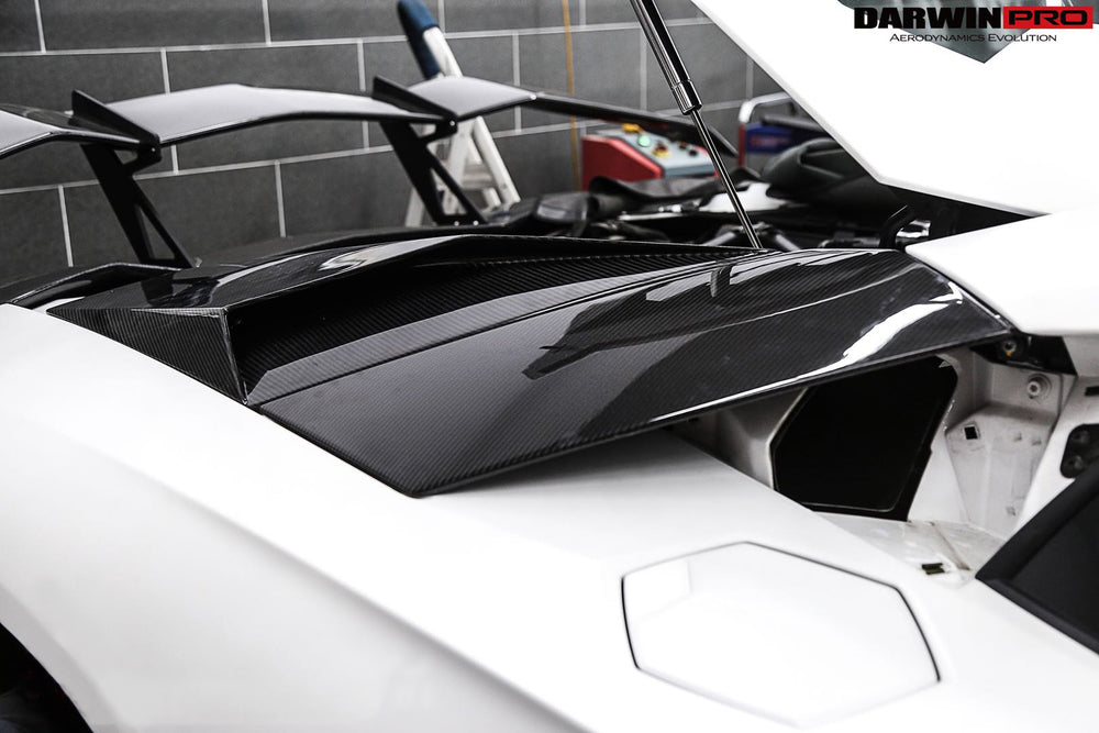 2011-2016 Lamborghini Aventador LP700 Coupe/Roadster BKSS Style Carbon Fiber Rear Side Scoops - DarwinPRO Aerodynamics