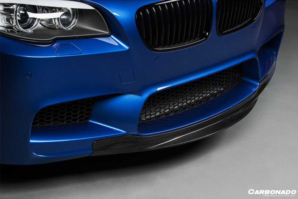 2011-2016 BMW M5 F10 RK Style Carbon Fiber Front Lip - Carbonado