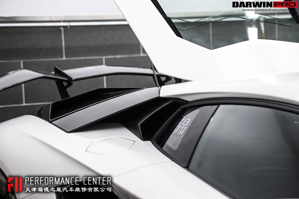 2011-2016 Lamborghini Aventador LP700 Coupe Carbon Fiber Rear Intake Panel - DarwinPRO Aerodynamics