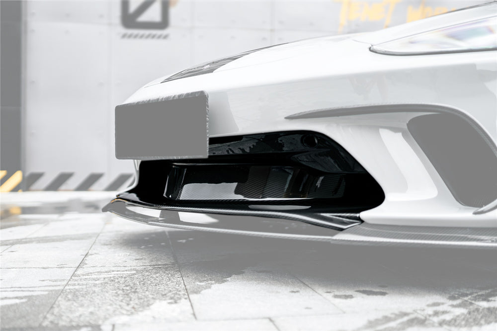 2020-2023 McLaren GT WP Style DRY Carbon Fiber Front Center Lip