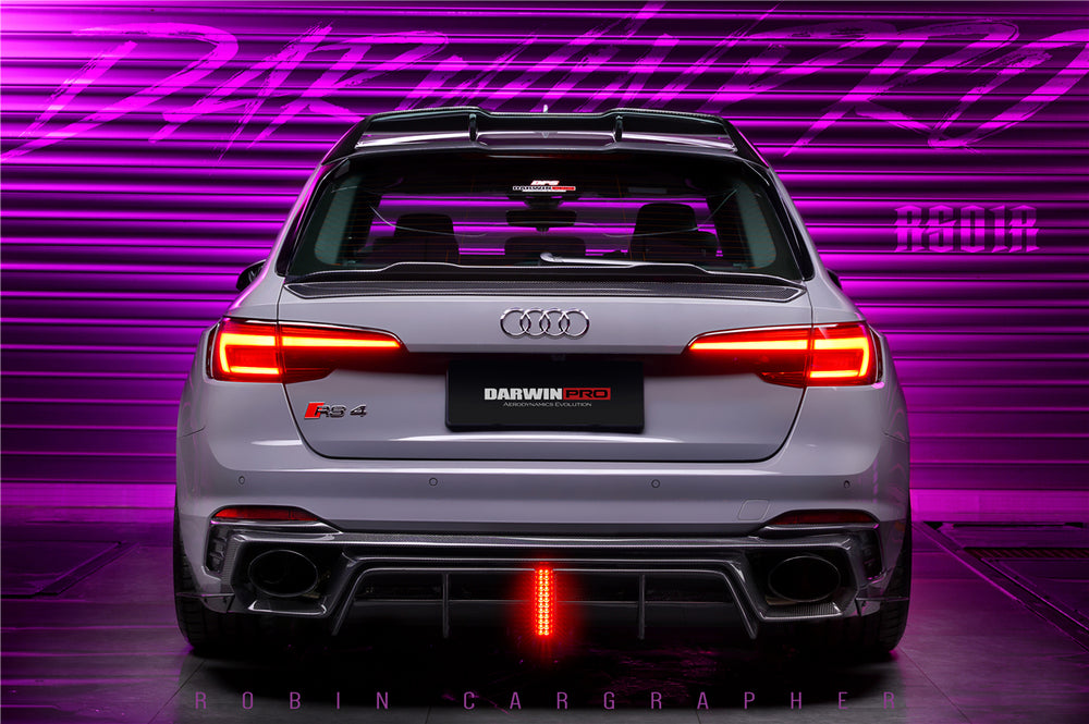 2017-2022 Audi RS4 B9/B9.5 S4 B9 BKSSII Style Roof Spoiler - DarwinPRO Aerodynamics