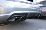  2008-2011 Mercedes Benz W204 C63 AMG AK Style Carbon Fiber Rear Lip - Carbonado 