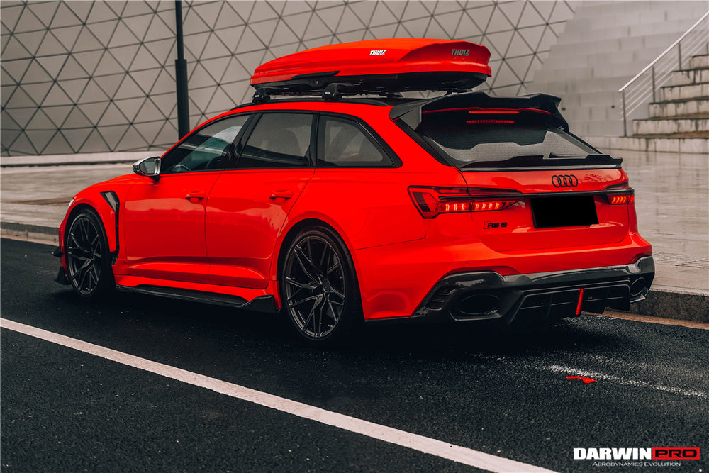 2019-2023 Audi RS6 Avant C8 IMP Performance Carbon Fiber Middle Spoiler - DarwinPRO Aerodynamics