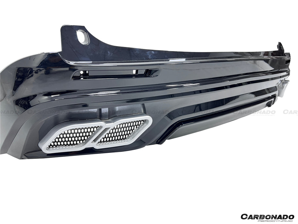 2021 UP Toyota Sienna Thunder Style PP Rear Diffuser with Tips - Carbonado