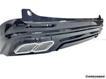  2021 UP Toyota Sienna Thunder Style PP Rear Diffuser with Tips - Carbonado 