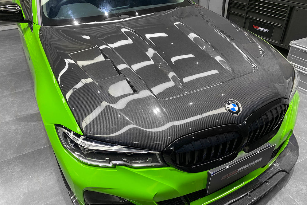 2019-2023 BMW 3 Series G20/G28 BKSS Style Carbon Fiber Hood - DarwinPRO Aerodynamics