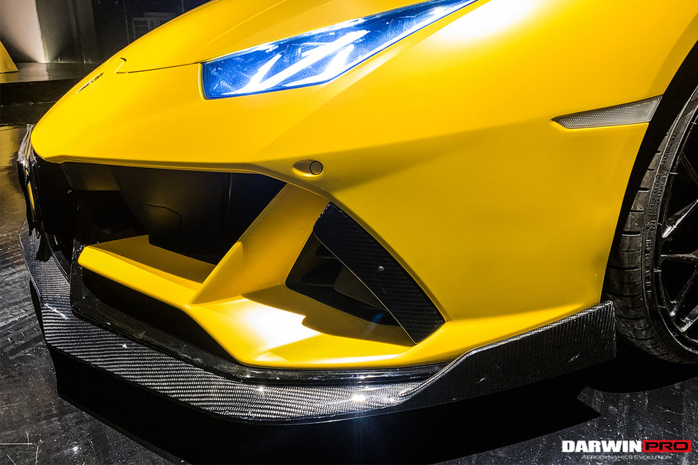2019-2022 Lamborghini Huracan EVO 4WD OD Style Dry Carbon Front Lip - DarwinPRO Aerodynamics