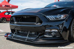  2014-2017 Ford Mustang TRU Style Carbon Fiber Front Bumper Up-Grill - Carbonado 