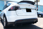  2016-2018 Tesla X SUV RZS Style Carbon Fiber Rear Diffuser - Carbonado 