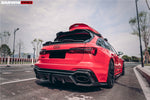  2019-2023 Audi RS6 Avant C8 IMP Performance Carbon Fiber Middle Spoiler - DarwinPRO Aerodynamics 