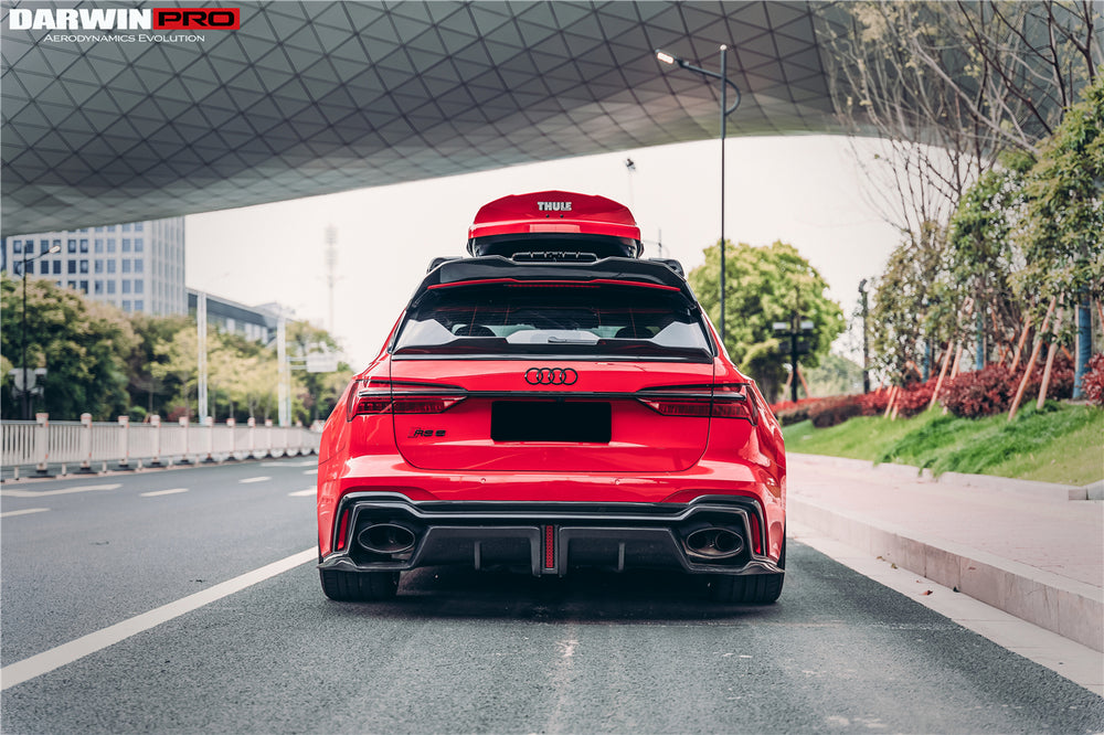 2019-2023 Audi RS6 Avant C8 IMP Performance Carbon Fiber Middle Spoiler - DarwinPRO Aerodynamics