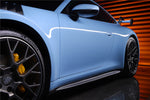  2019-2023 Porsche 911 992 Carrera & S & 4 & 4S & Targa & Cabriolet GT3 Style Side Skirts 