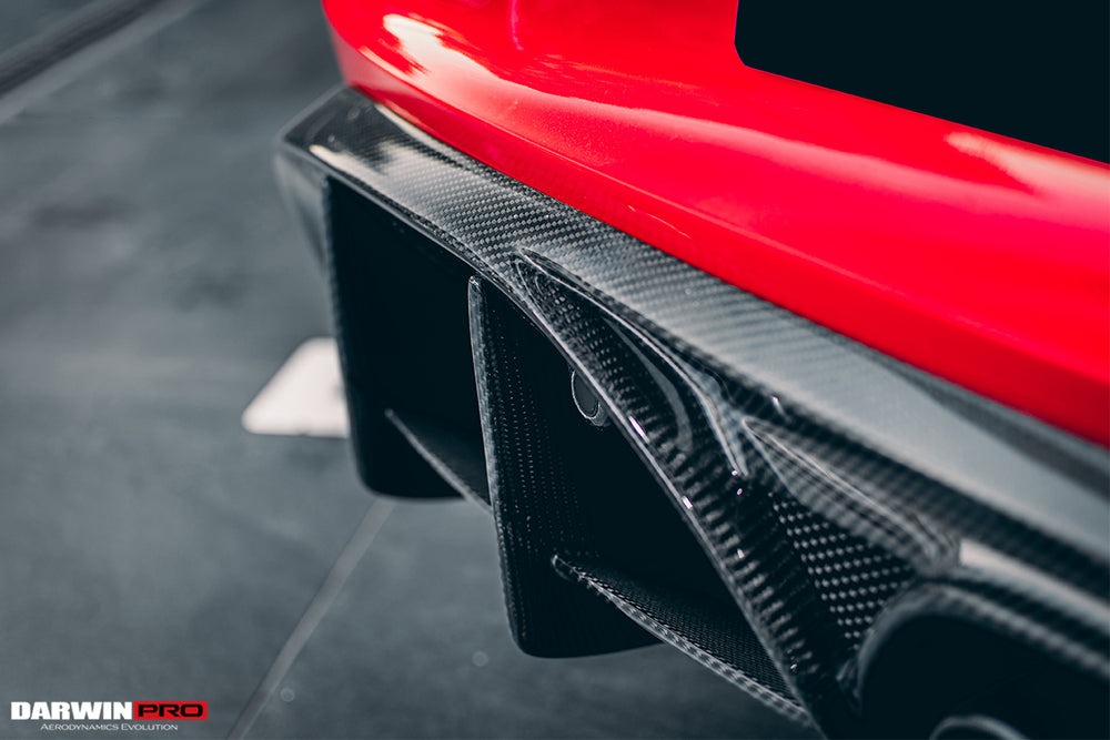 Newest 971 Carbon Fiber Rear bumper lip diffusers Auto Car Diffuser For  Porsche Panamera 971 2017 2018 2019 Bodykit Bodykits