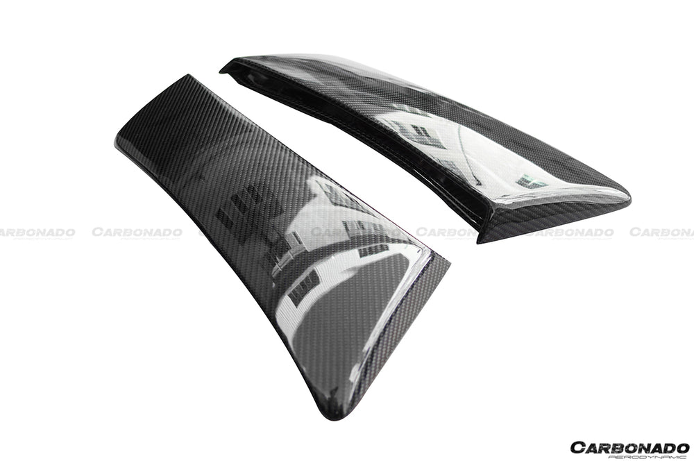 2014-2017 Ford Mustang Rsh Style Carbon Fiber Quarter Panel Side Scoops - Carbonado