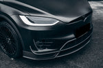  2016-2021 Tesla X SUV RZS Style Carbon Fiber Front Lip 