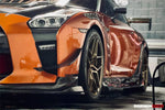  2017-2022 Nissan GTR R35 EBA BKSS Style Carbon Fiber Front Canards - DarwinPRO Aerodynamics 
