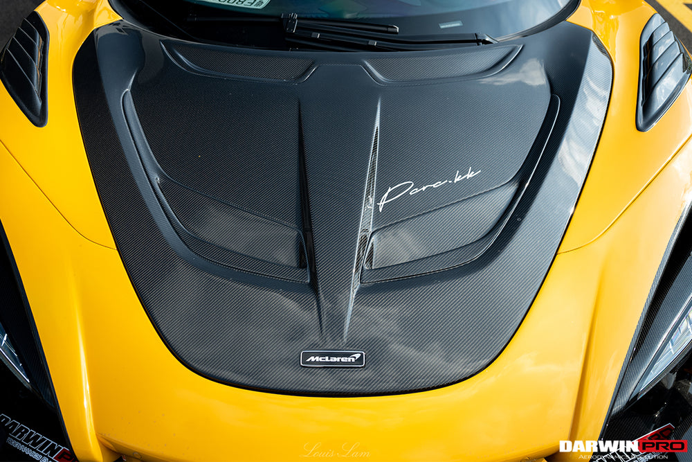 2017-2021 McLaren 720s Se²NWB Style Carbon Fiber Hood - DarwinPRO Aerodynamics