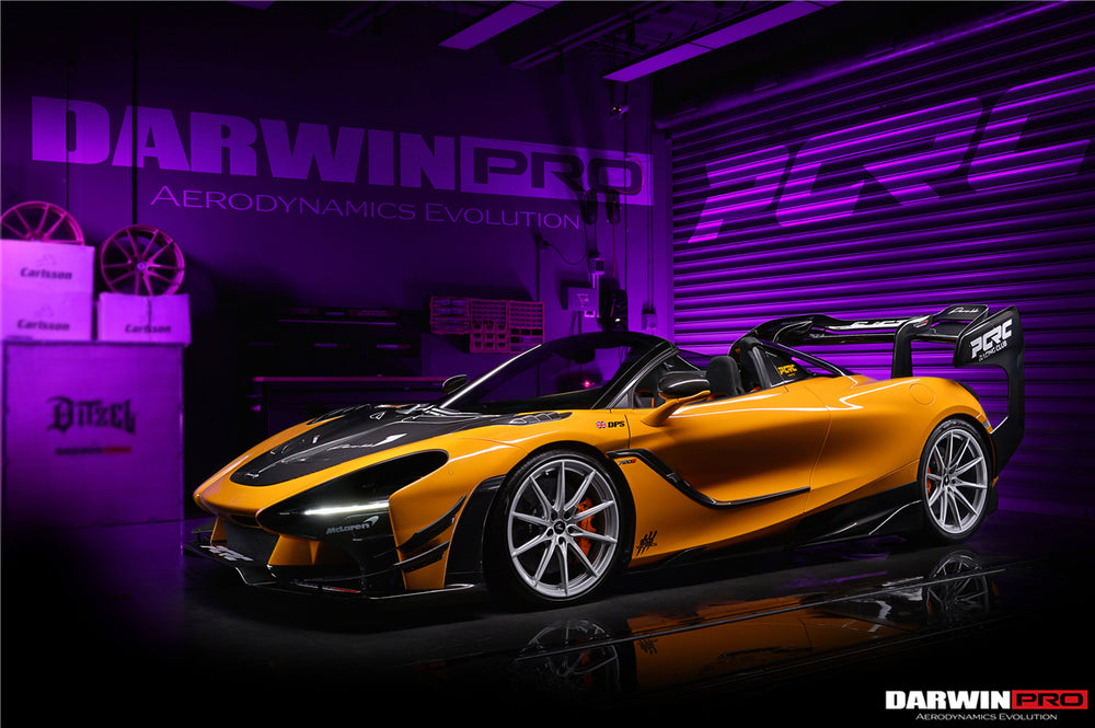 2017-2021 McLaren 720s Se²NWB Style Carbon Fiber Side Skirts - DarwinPRO Aerodynamics