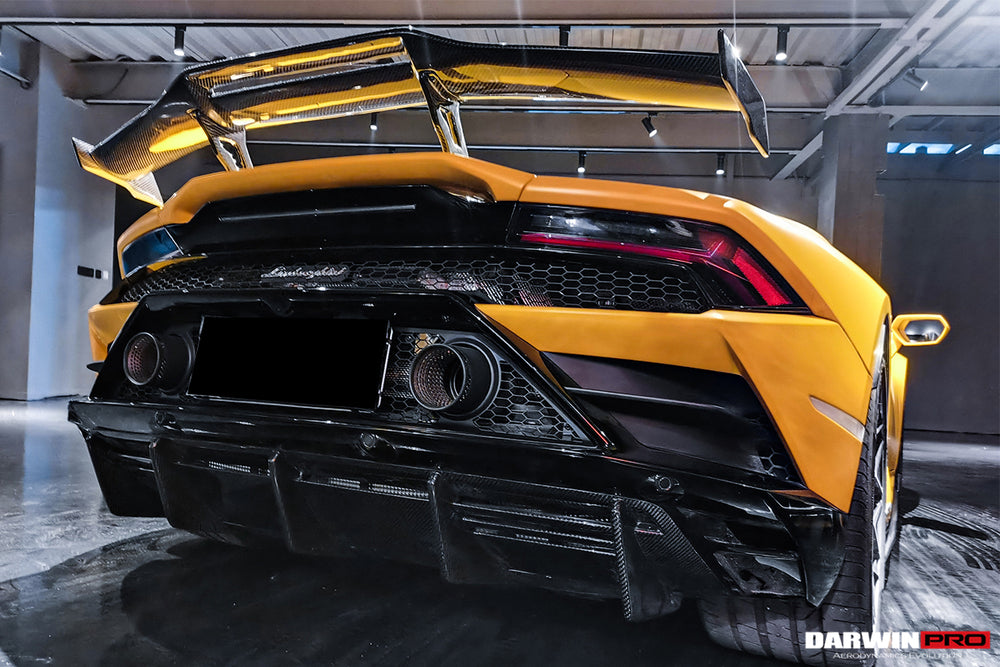 2019-2022 Lamborghini Huracan EVO OD Style Dry Carbon Rear Diffuser - DarwinPRO Aerodynamics