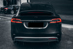  2016-2018 Tesla X SUV RZS Style Carbon Fiber Rear Diffuser 